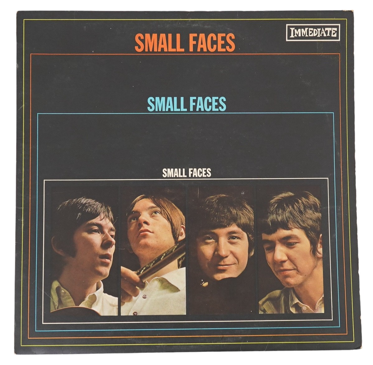 Small Faces; Small Faces LP record album, mono on Immediate, IMLP008. Condition - fair, some scratches to surface of the vinyl